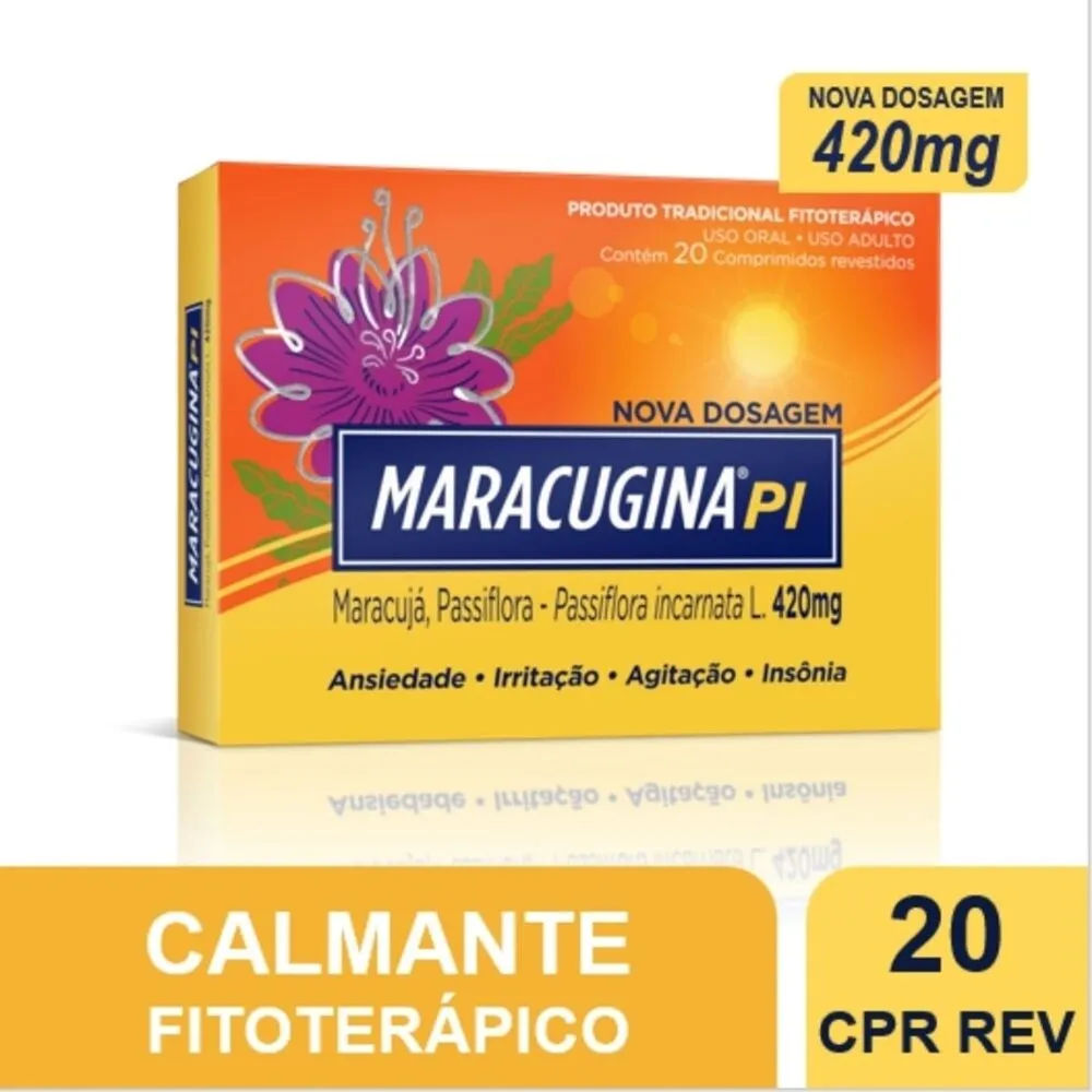 Maracugina PI 420mg 20 Comprimidos Hypera