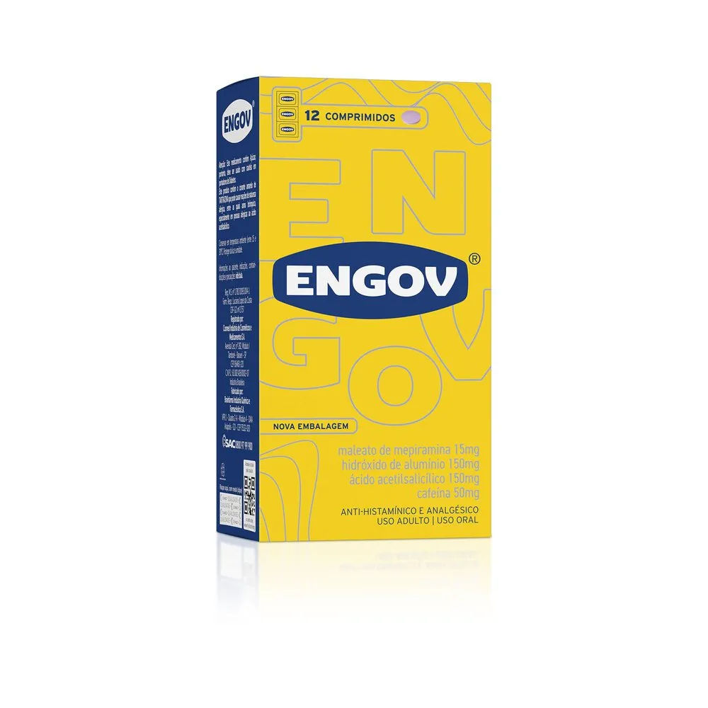 Engov 12 Comprimidos Hypera