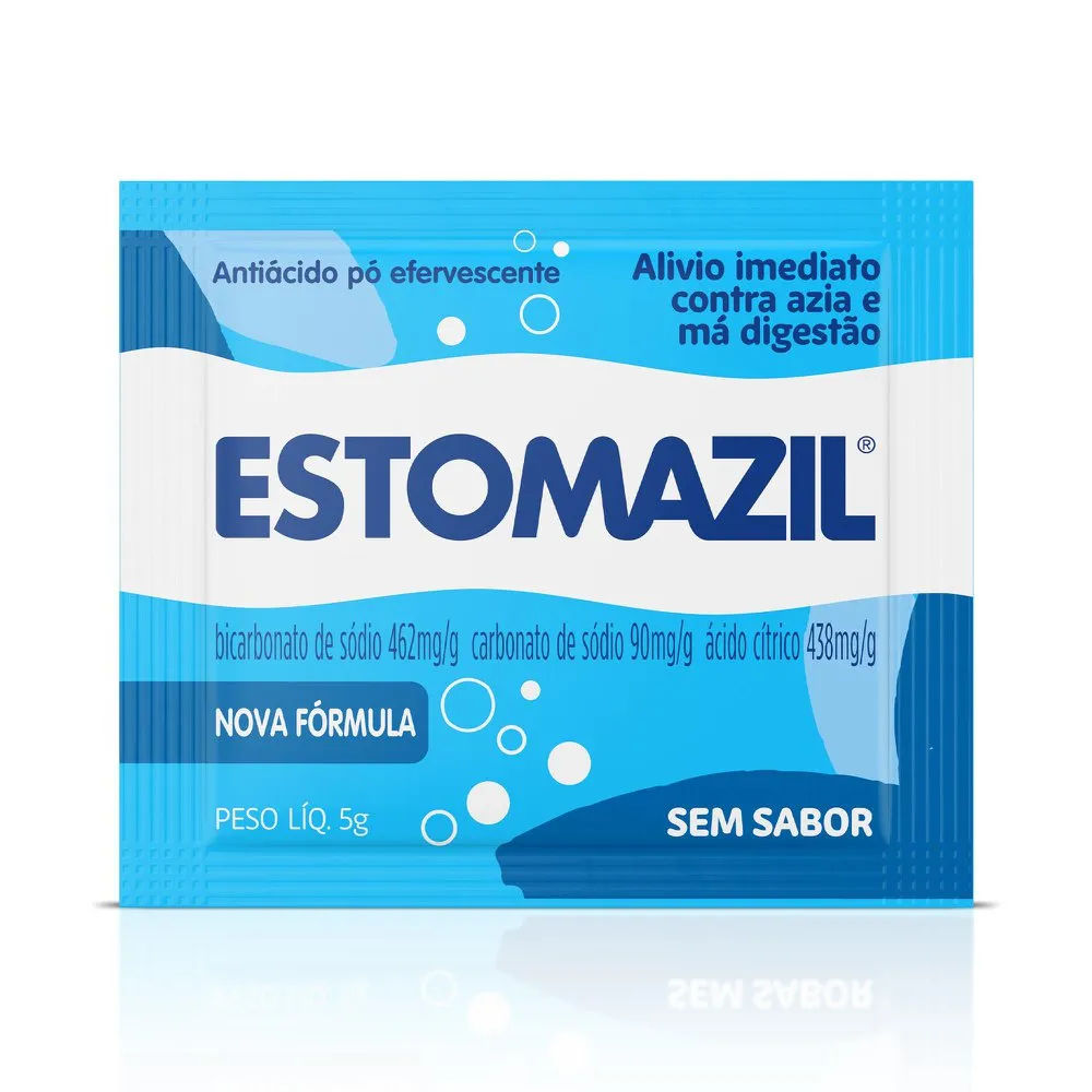 Antiácido Estomazil Pó Efervescente Sem Sabor 5g Hypera Pharma