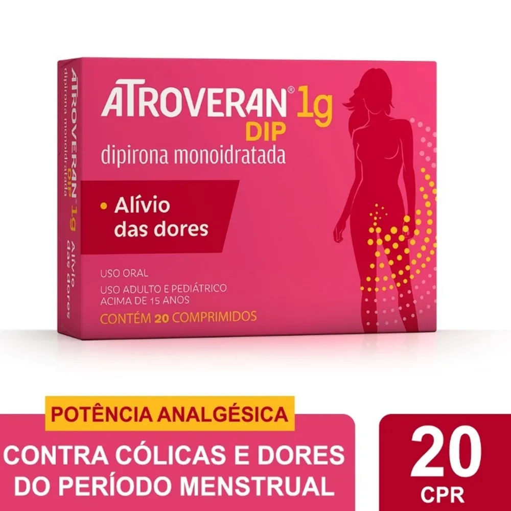 Atroveran DIP 1g 20 Comprimidos Hypera
