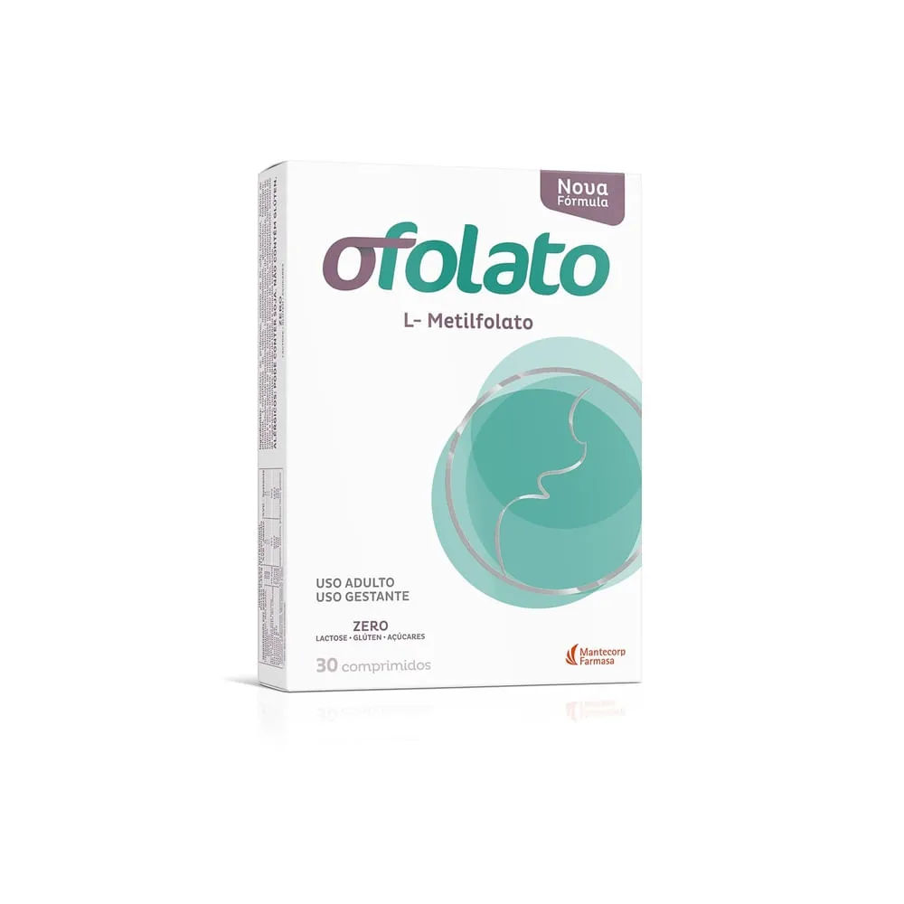 Suplemento Ofolato Mantecorp 30 Comprimidos