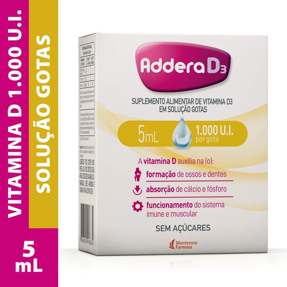 Addera D3 1000UI 5ml Gotas Hypera