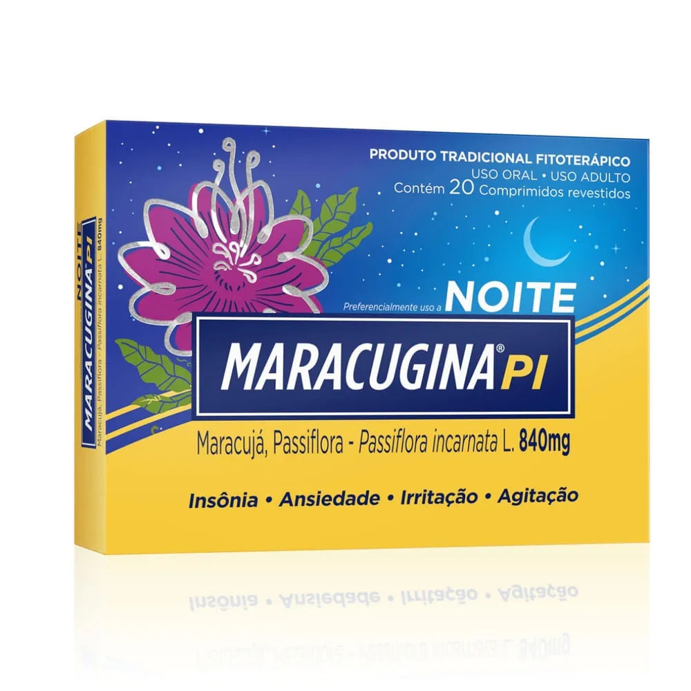 Maracugina PI Passiflora Incarnata 840mg 20 Comprimidos Hypera Pharma