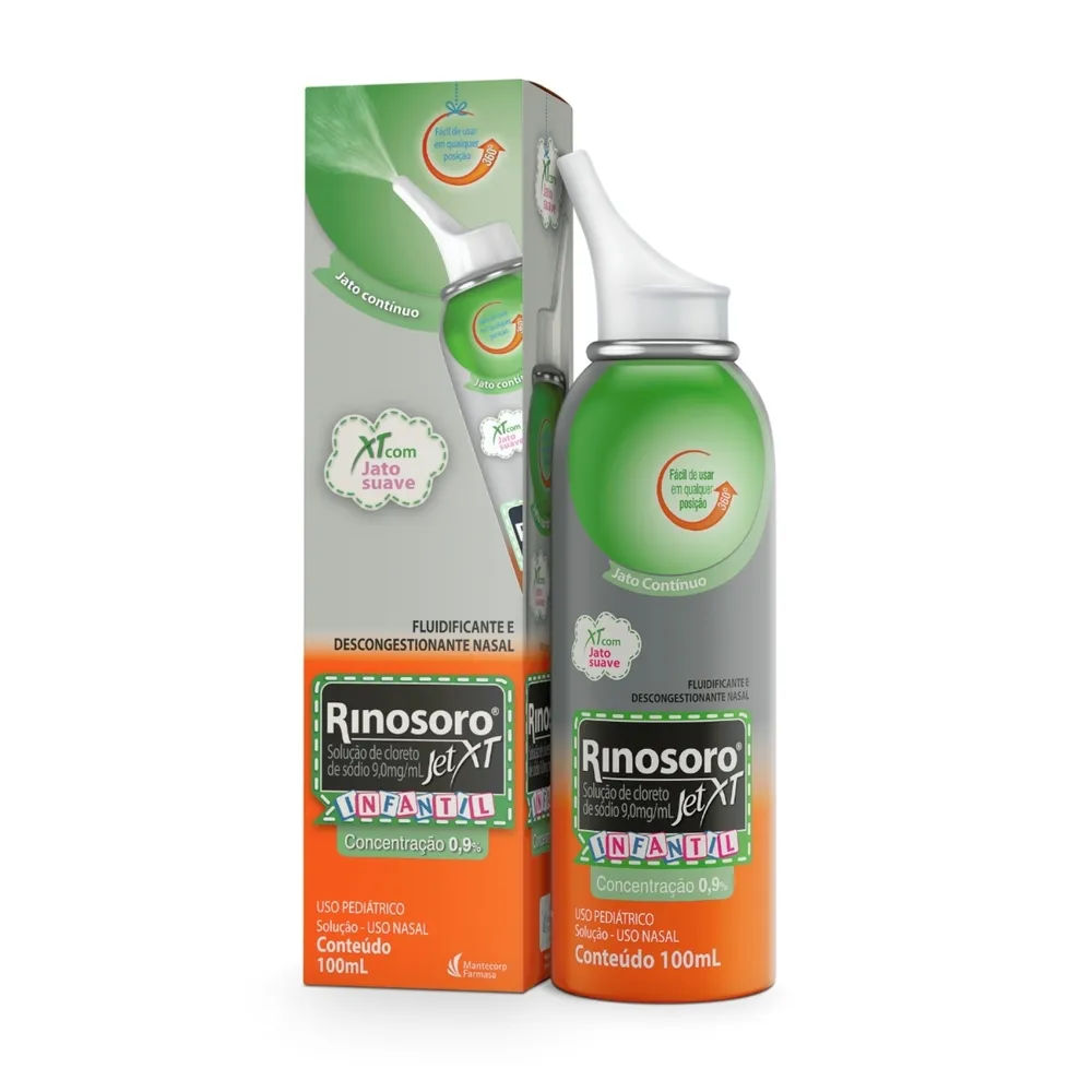 Rinosoro Jet XT 0,9% Infantil 100ml Hypermarcas