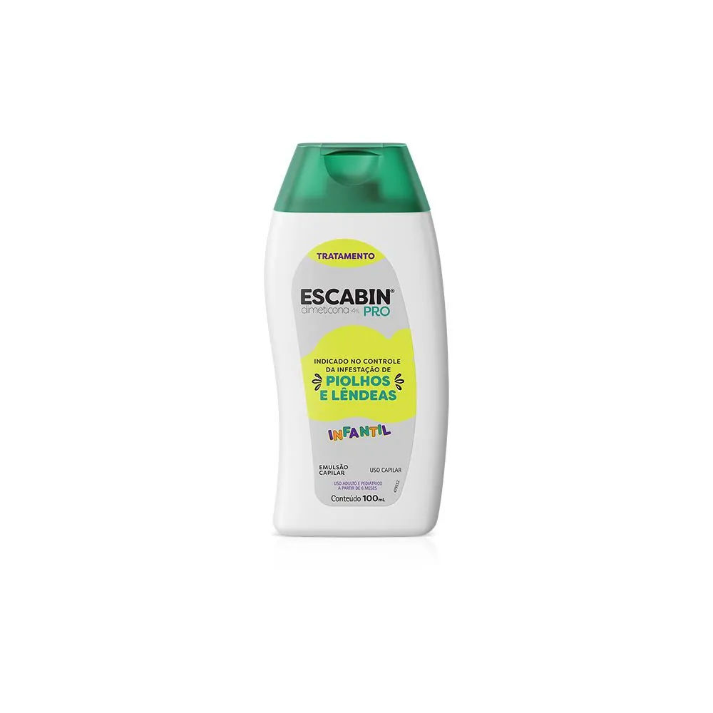 Escabin Pro Dimeticona 4% Emulsão Capilar 100ml Takeda