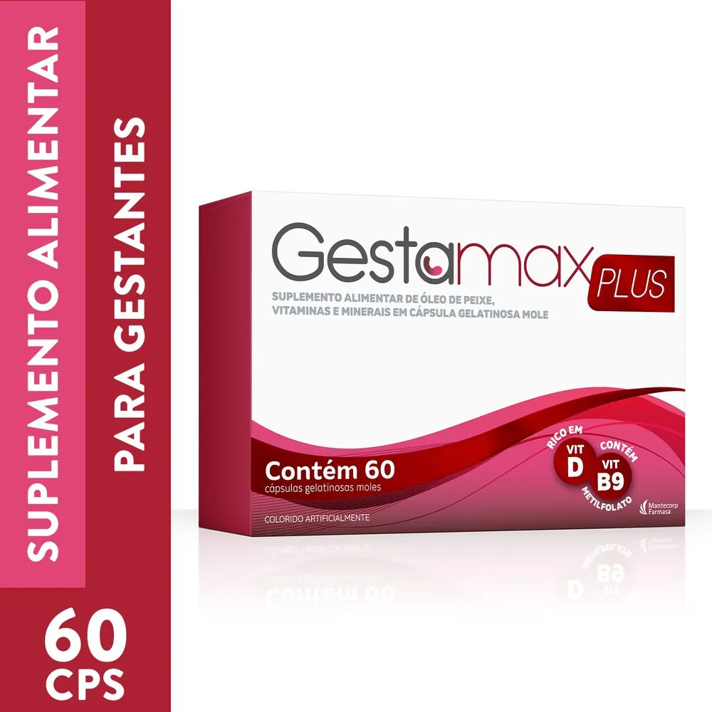 Gestamax Plus Mantecorp 60 Cápsulas Gelatinosa