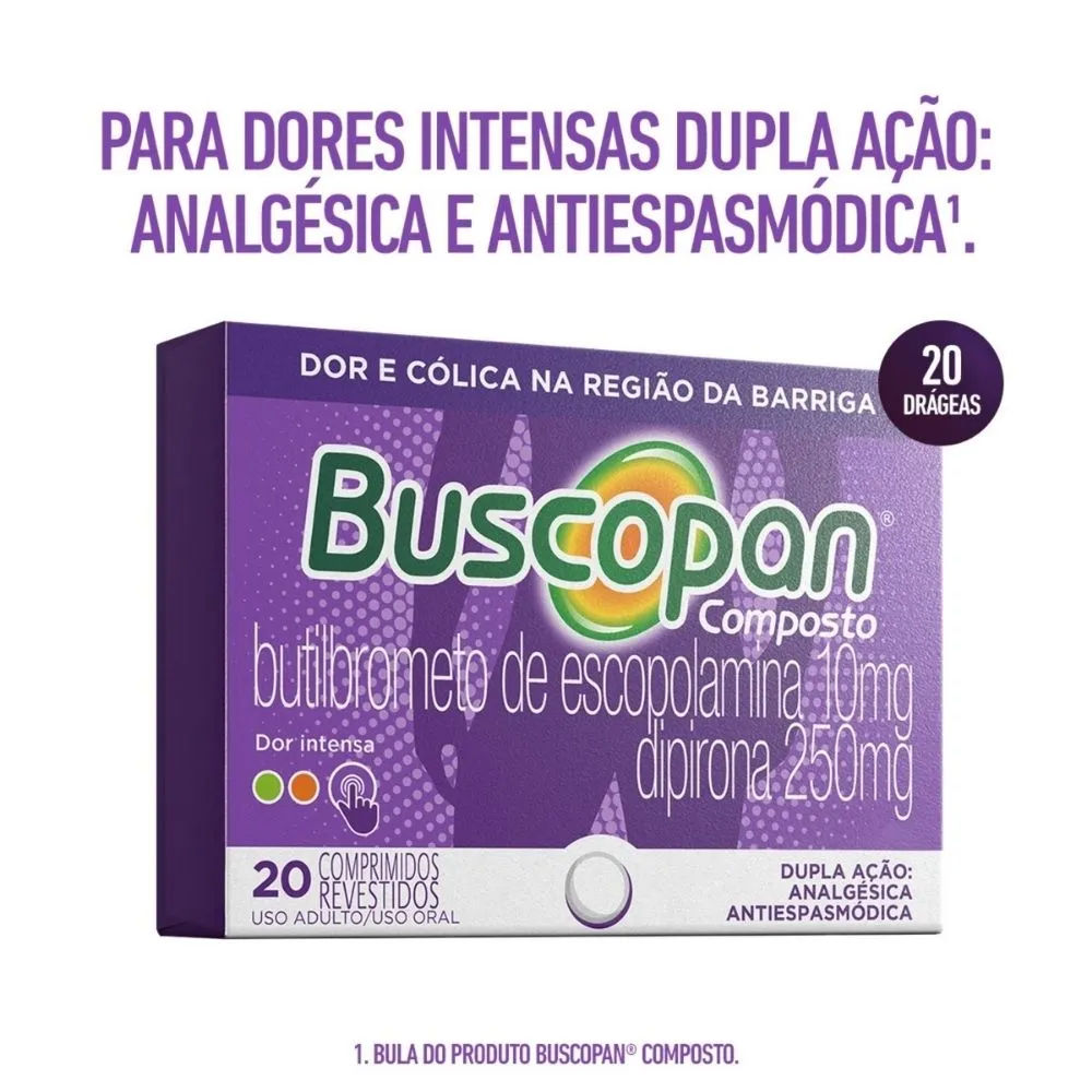 Buscopan Composto 20 comprimidos