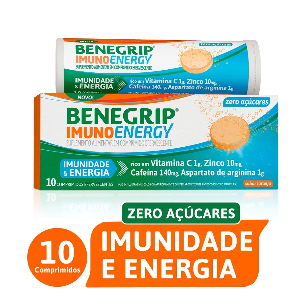 Benegrip Imuno Energy Ct 1 Tubo 10 Cpr Efervescentes