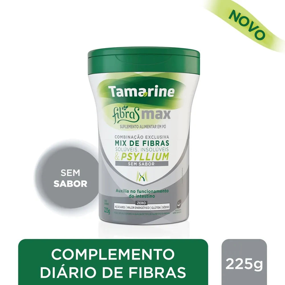 Tamarine Fibras Max 225gr Sem Sabor