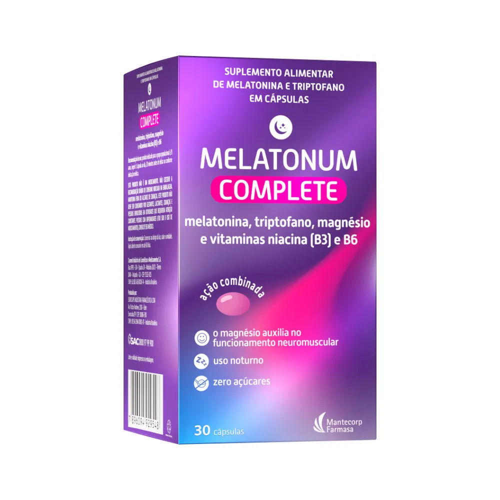 Melatonum Complete 30 Cápsulas Hypera