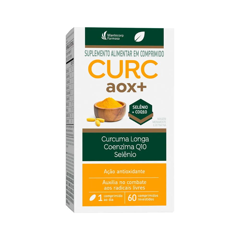 Curc AOX+ 60 Comprimidos Revestidos Mantecorp