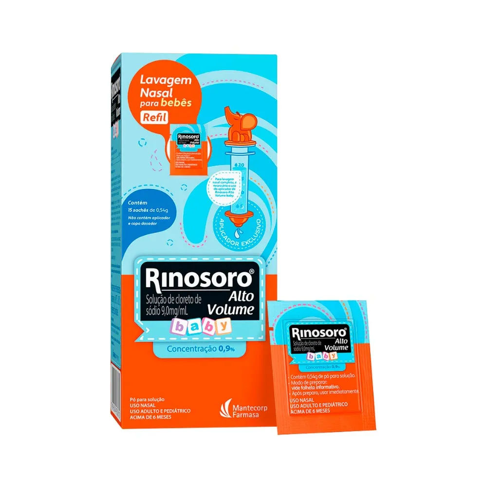 Rinosoro Alto Volume Baby Frasco + Seringa 20ml Hypera