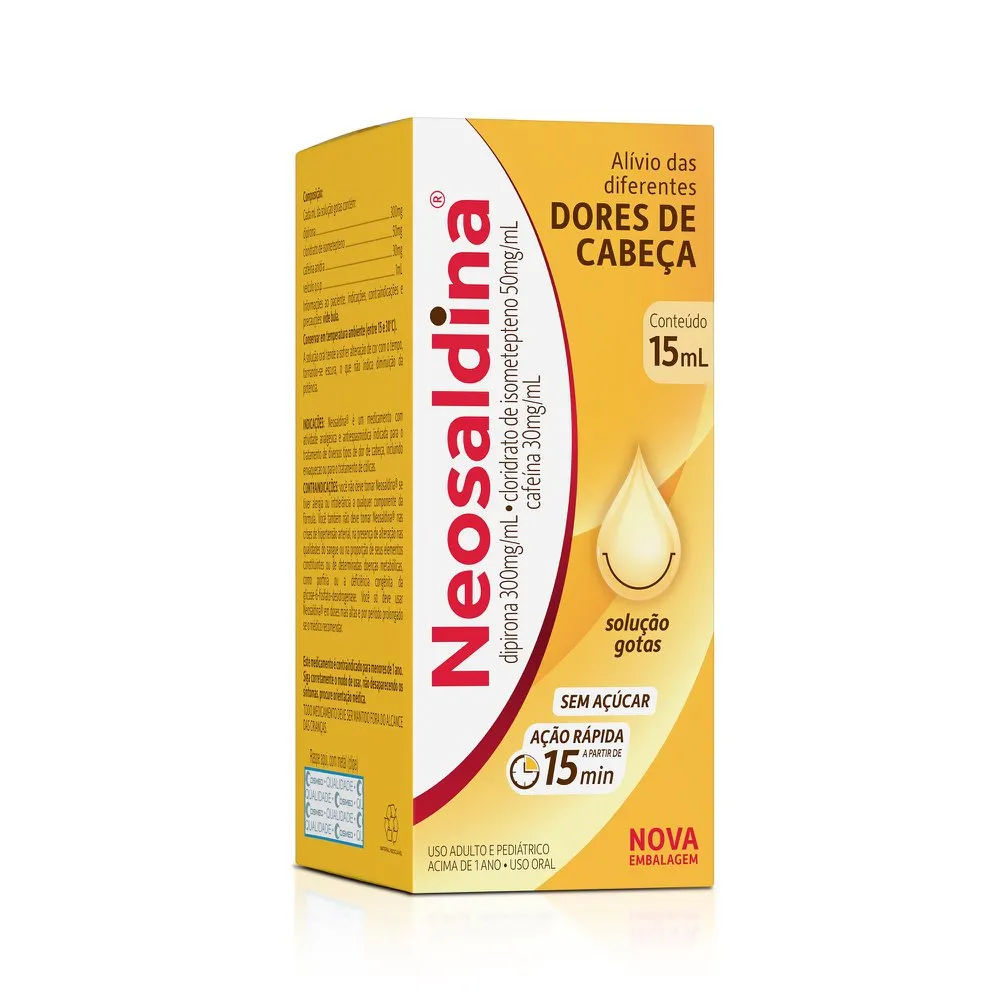 Analgésico Neosaldina Gotas 15ml
