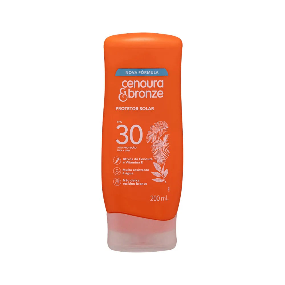 Protetor Solar FPS 30 Cenoura & Bronze 200ml
