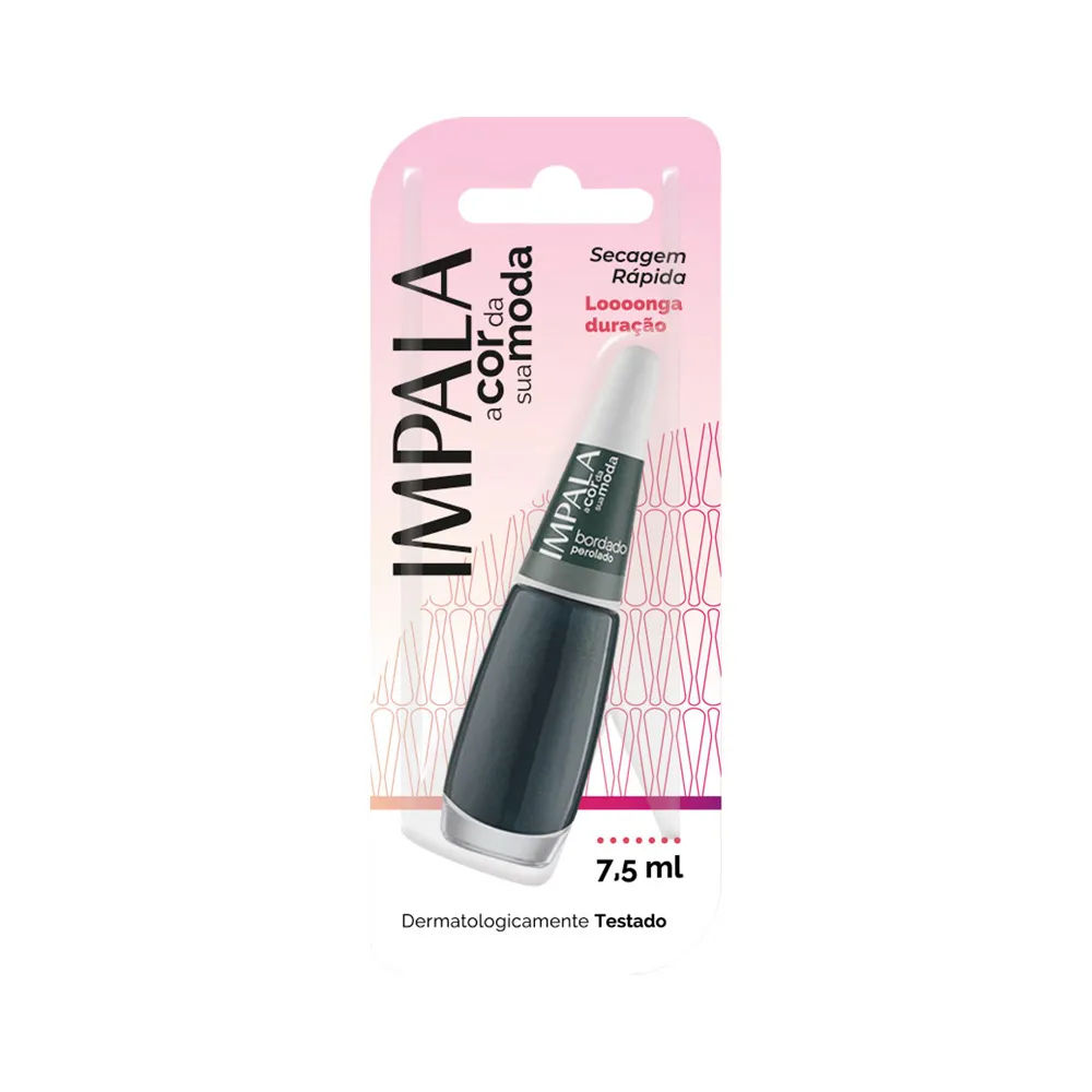 Esmalte Perolado Impala A Cor Da Sua Moda Bordado 7,5ml