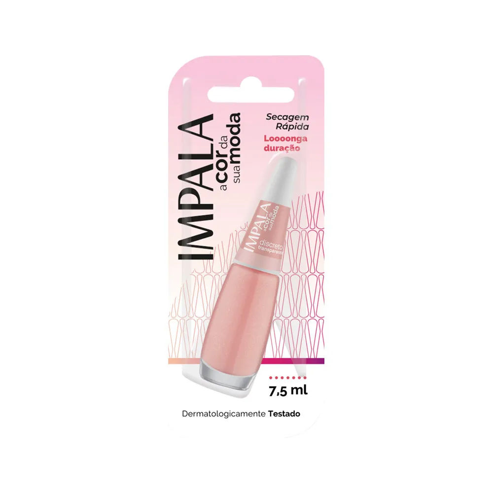 Esmalte Transparente Impala A Cor Da Sua Moda 7,5ml