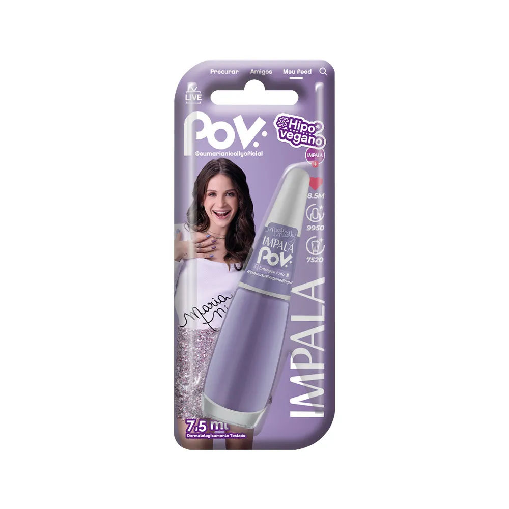 Esmalte Cremoso Impala Pov Entregou Tudo 7,5ml