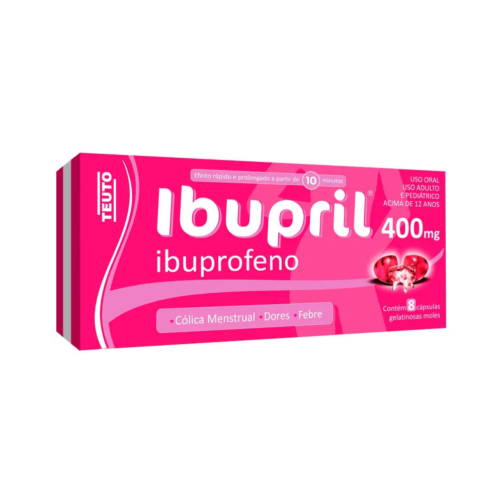 Ibupril 8 cápsulas 400mg