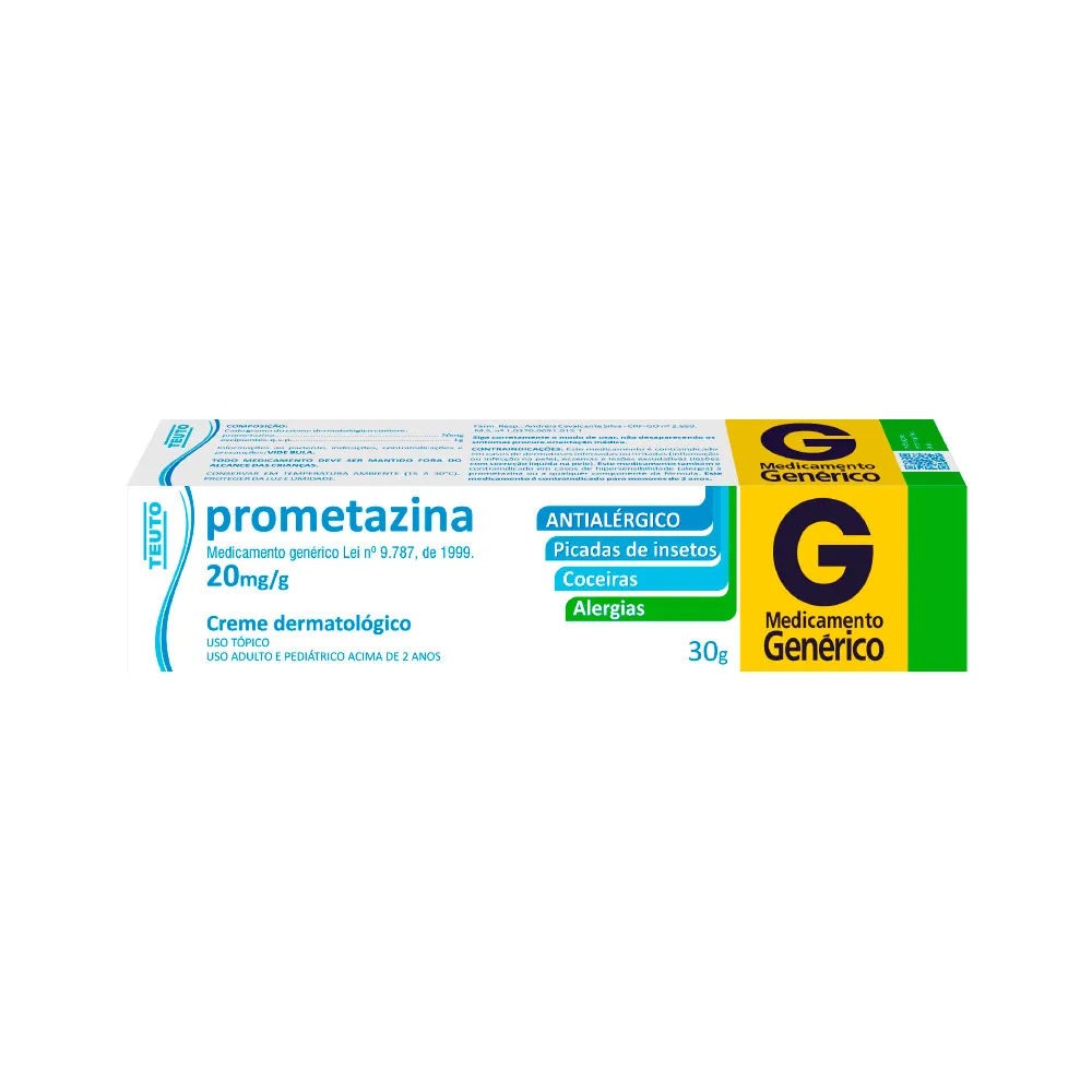 Prometazina Teuto 30gr Creme 20mg/gr
