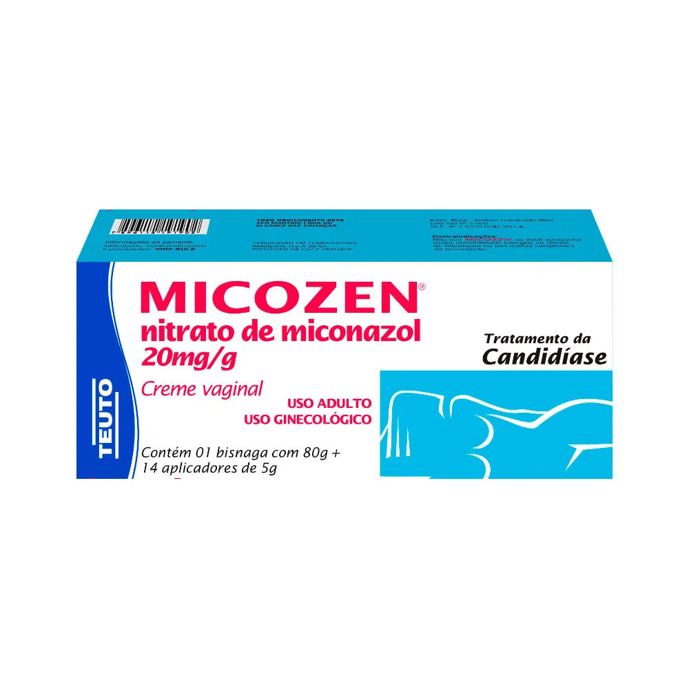 Micozen Creme Vaginal 80g + Aplicadores