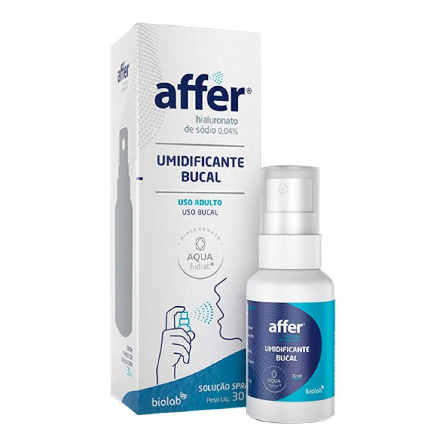 Spray Umidificante Bucal Affer 30ml Biolab