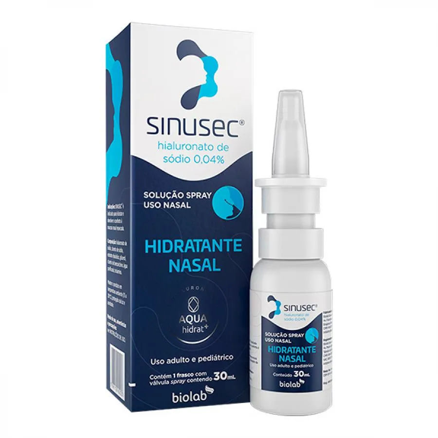 Sinusec Hidratante Nasal Spray 30ml Biolab