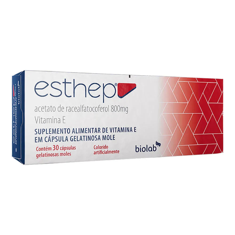 Esthep 800mg 30 Cápsulas Biolab