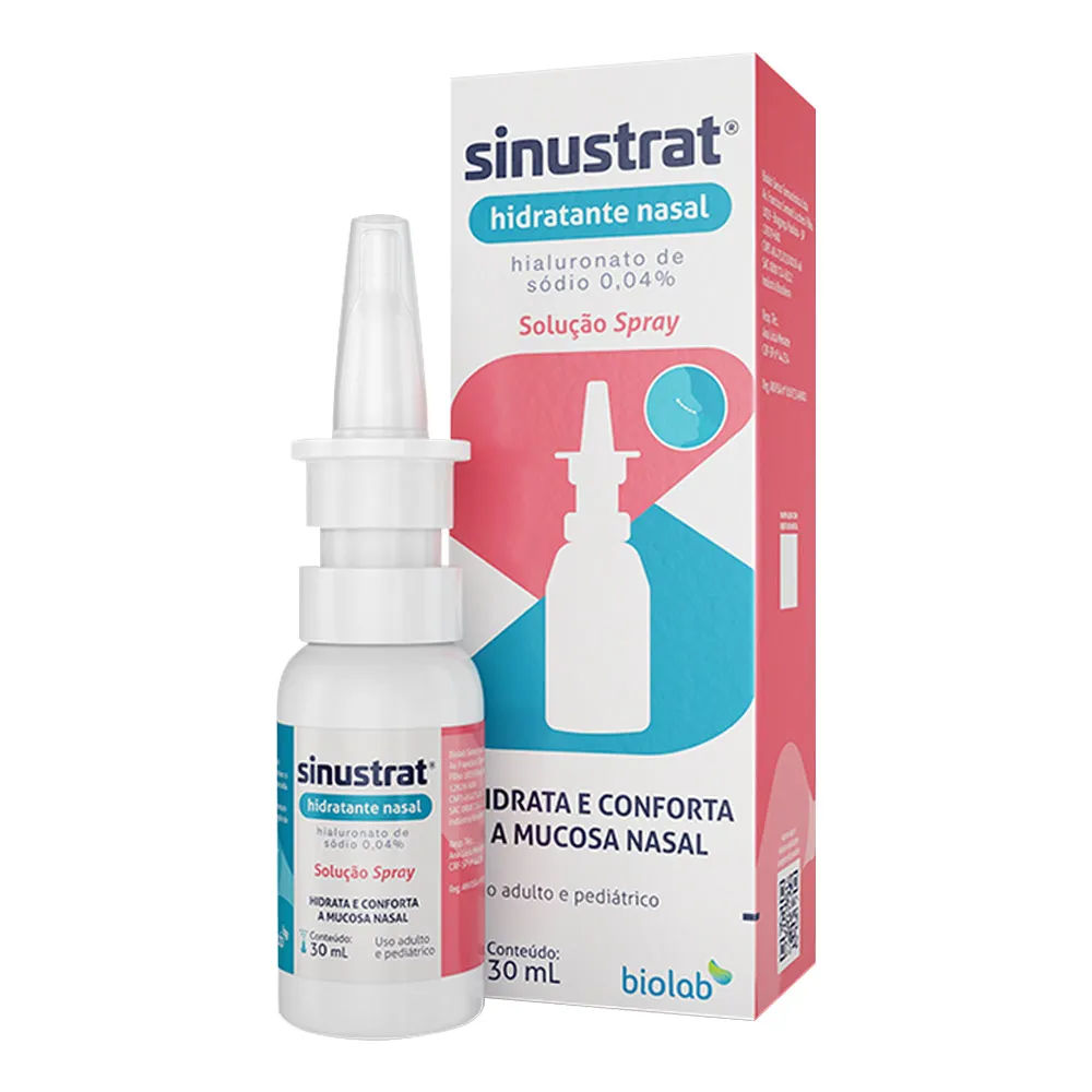 Sinustrat 0,04% Hidratante Nasal Solução Spray 30ml
