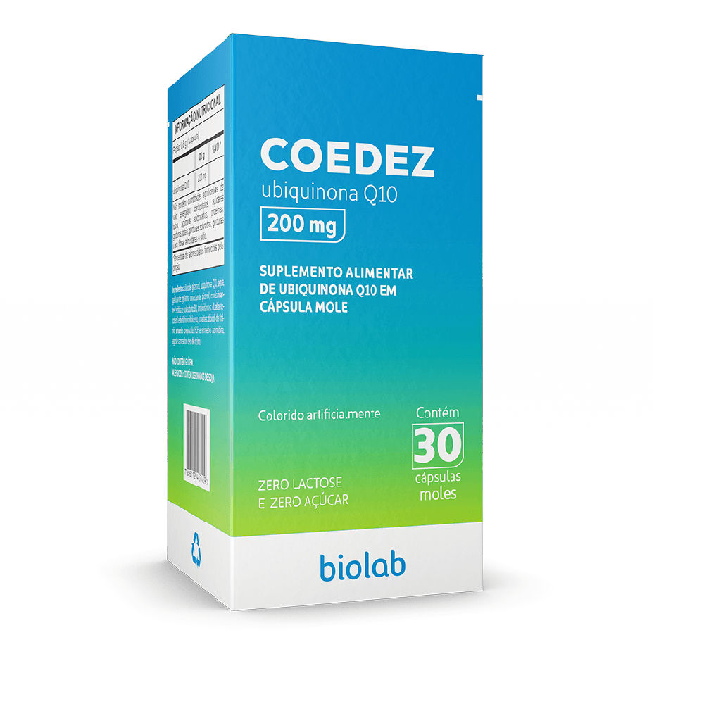 Coedez 200mg 30 Cápsulas Biolab