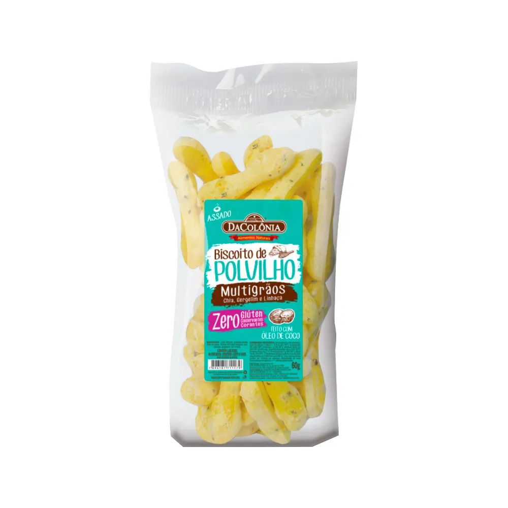 Biscoito De Polvilho Dacolonia Multograos 60gr