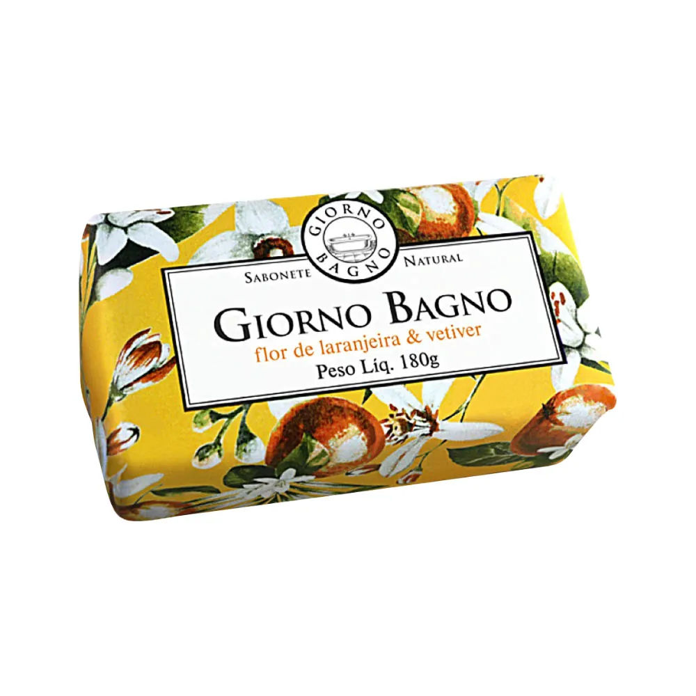 Sabonete Giorno Bagno Flor de Laranjeira e Vetiver 180g