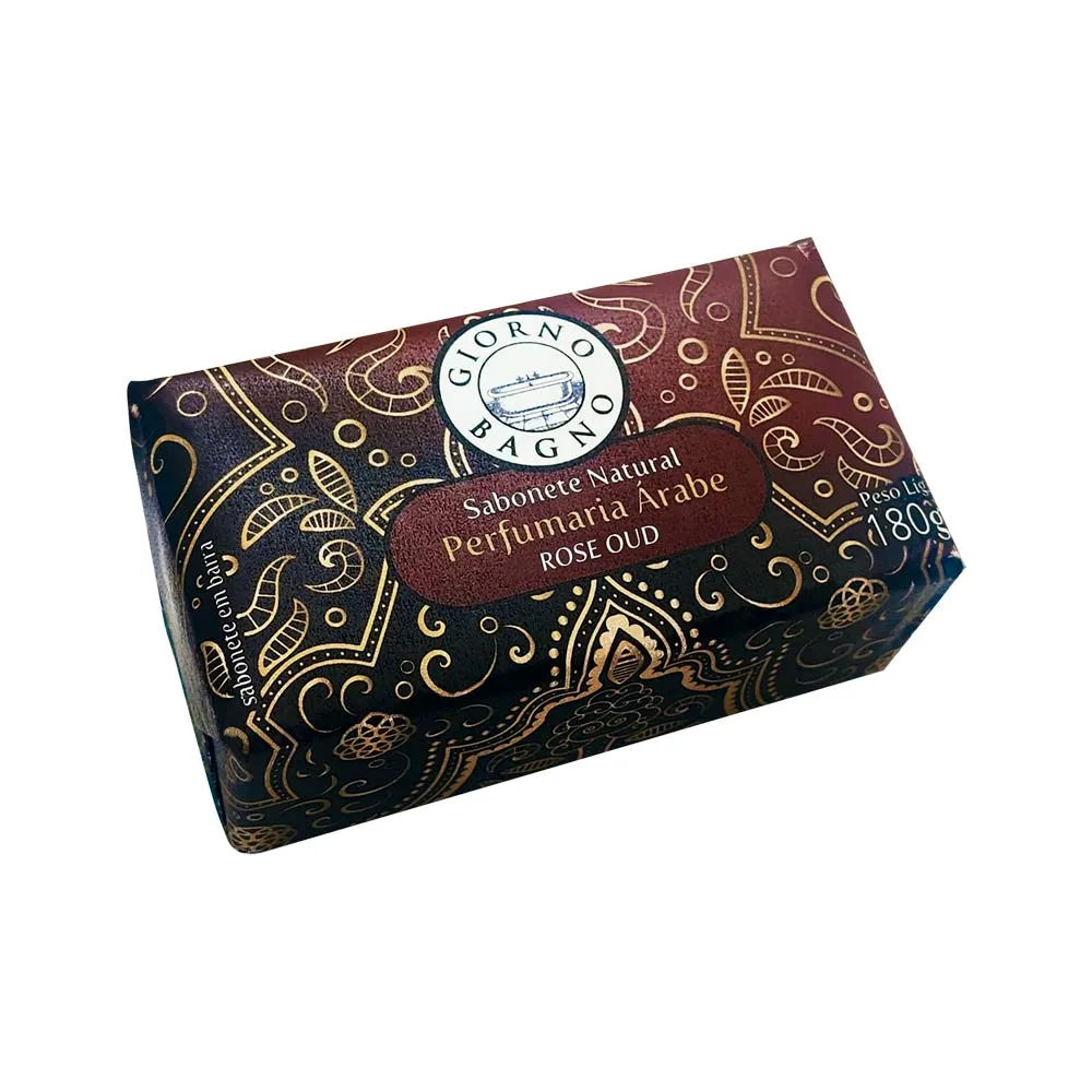 Sabonete Em Barra Giorno Perfumaria Arabe Rose Oud 180gr