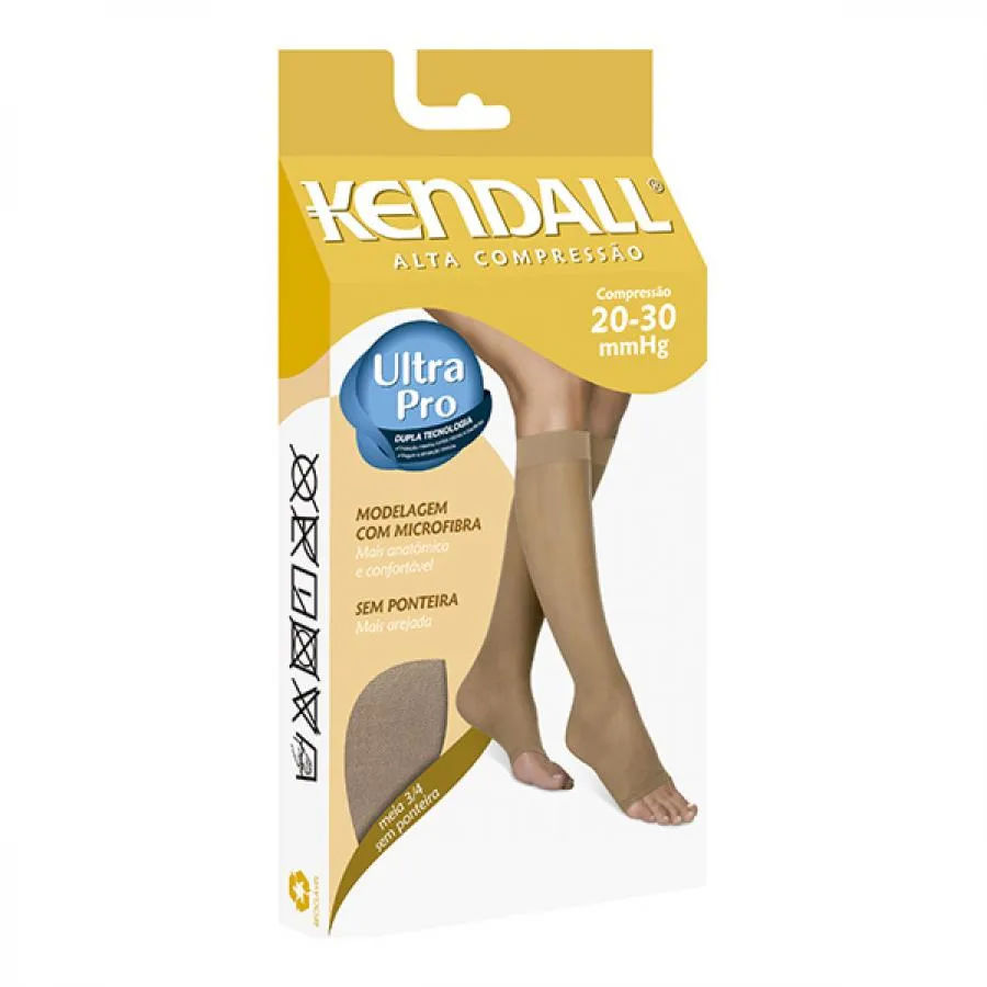 Meia Kendall 20-30 - 3/4 M Mel Sem Ponteira