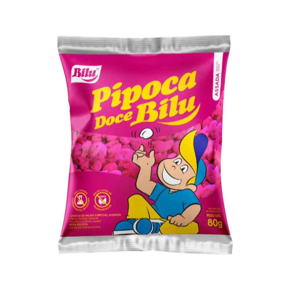 Pipoca Bilu Doce 80gr
