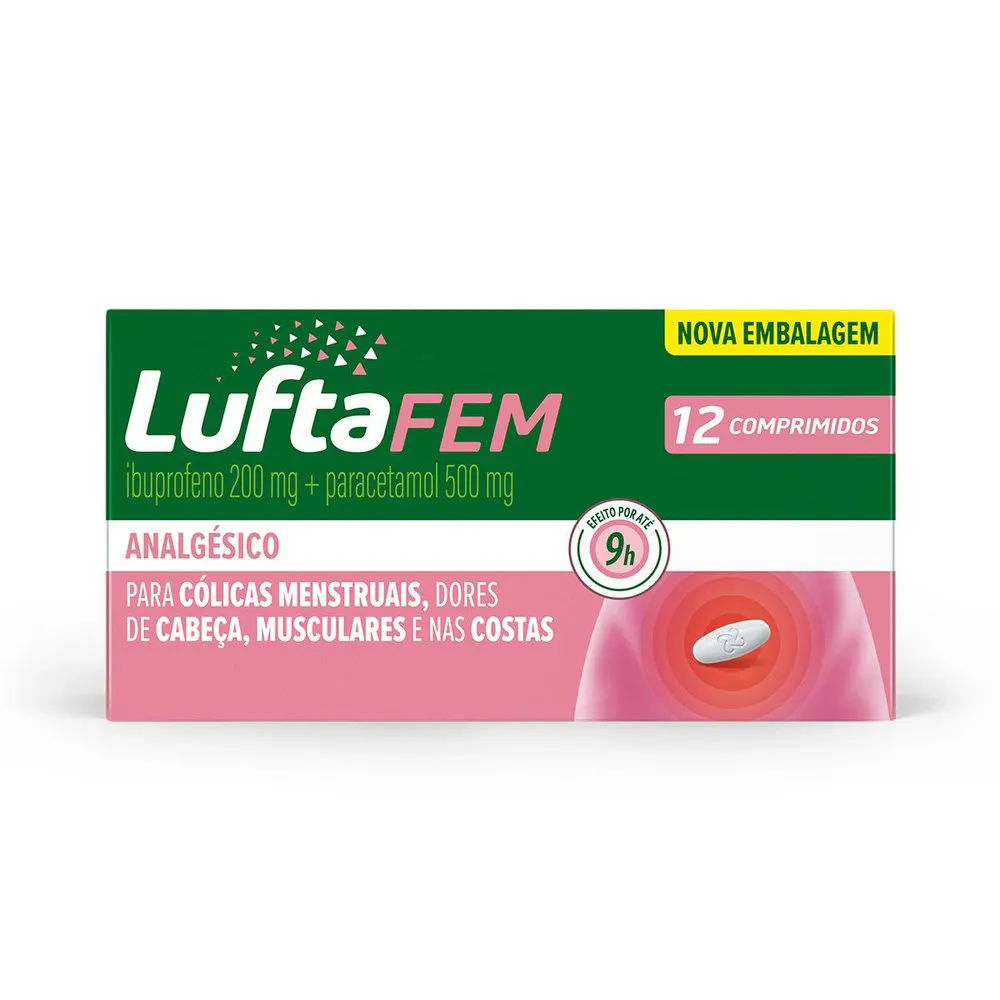 Luftafem Analgésico 12 Comprimidos