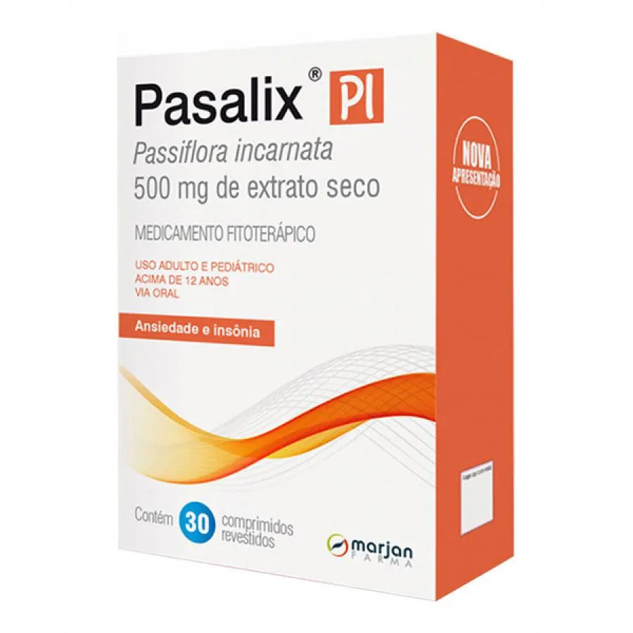 Pasalix Pi Com 30 Comprimidos