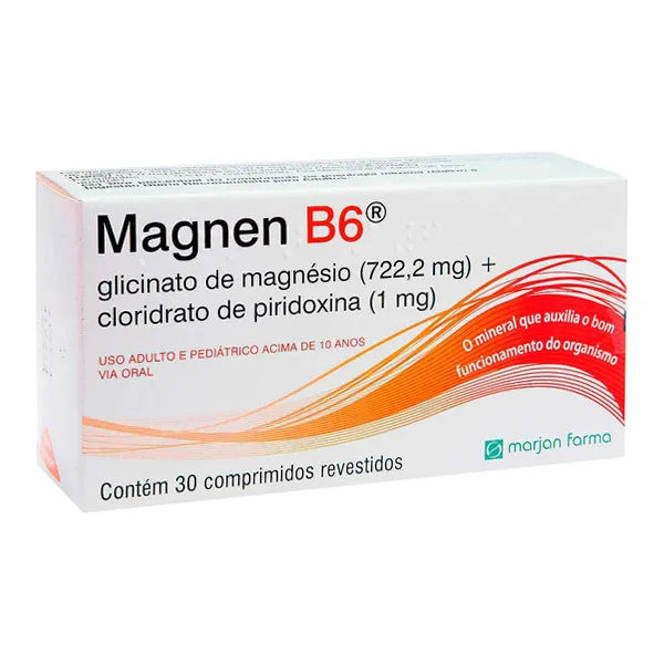 Magnen B6 30 Comprimidos Revestidos Marjan