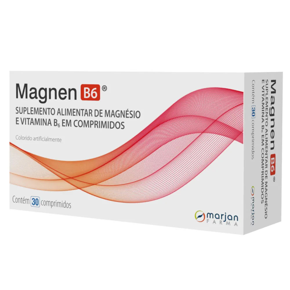 Magnen B6 30 Comprimidos Revestidos Marjan Novo