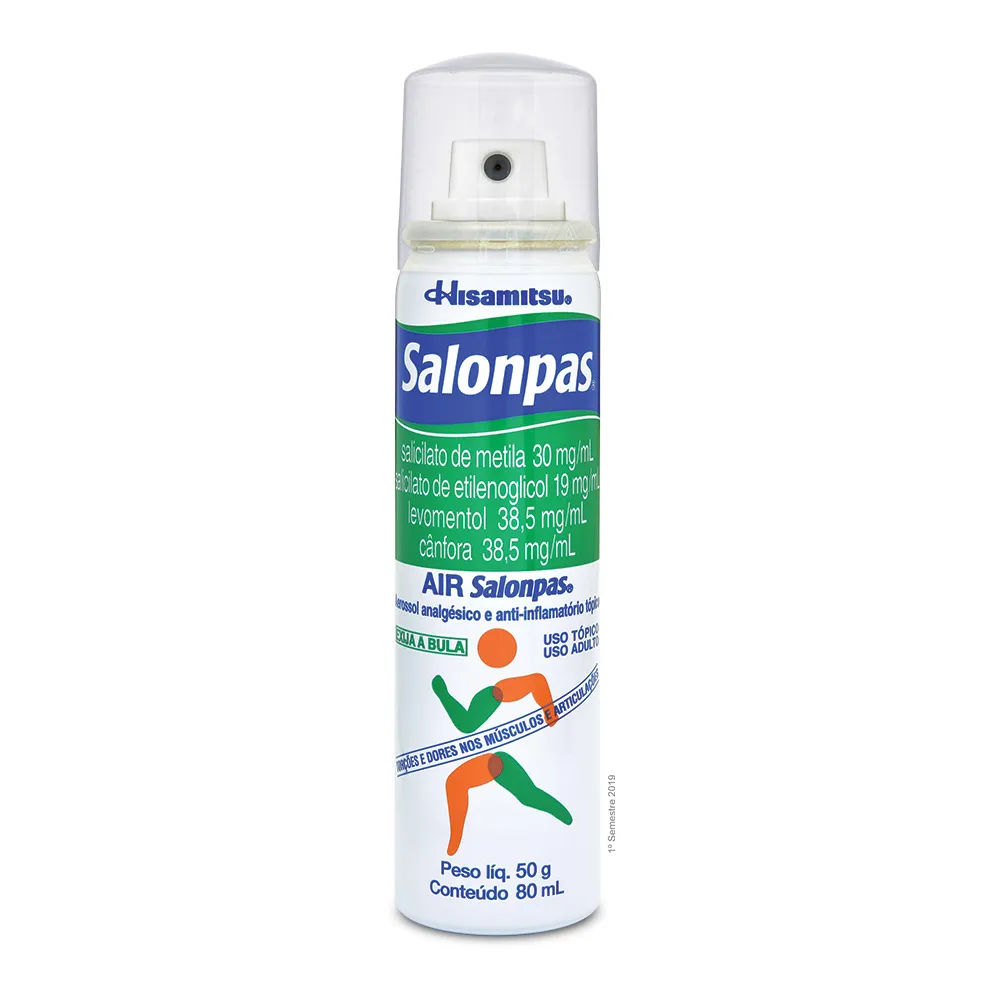 Salonpas Aerossol Solução Dermatológica 80ml
