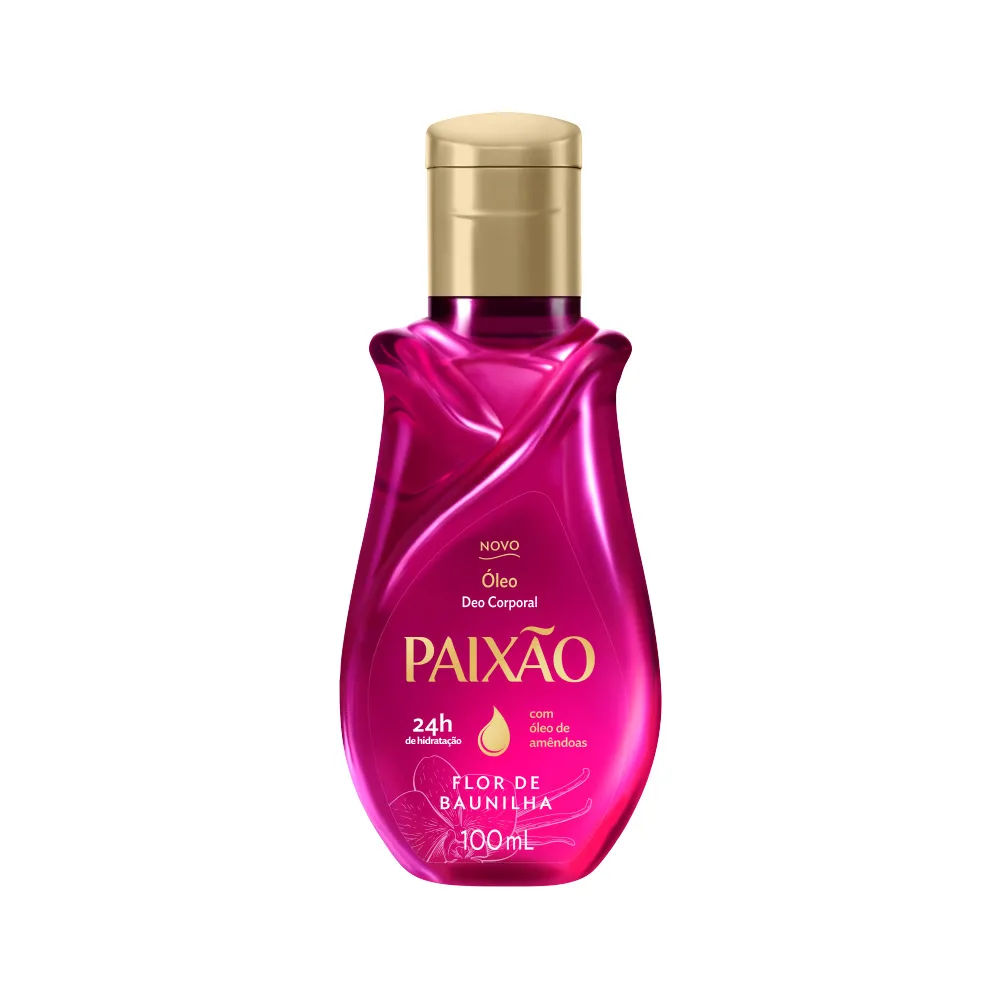 Óleo Corporal Paixão Flor de Baunilha com Ação Desodorante 100ml