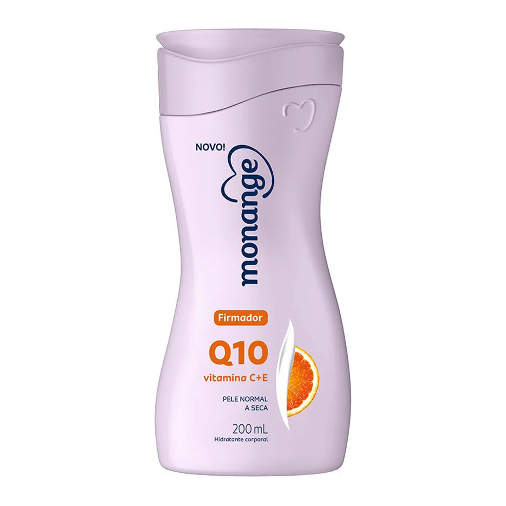 Hidratante Monange Firmador Q10 Vitamina C + E – Pele Normal a Seca com Ação Desodorante 200ml