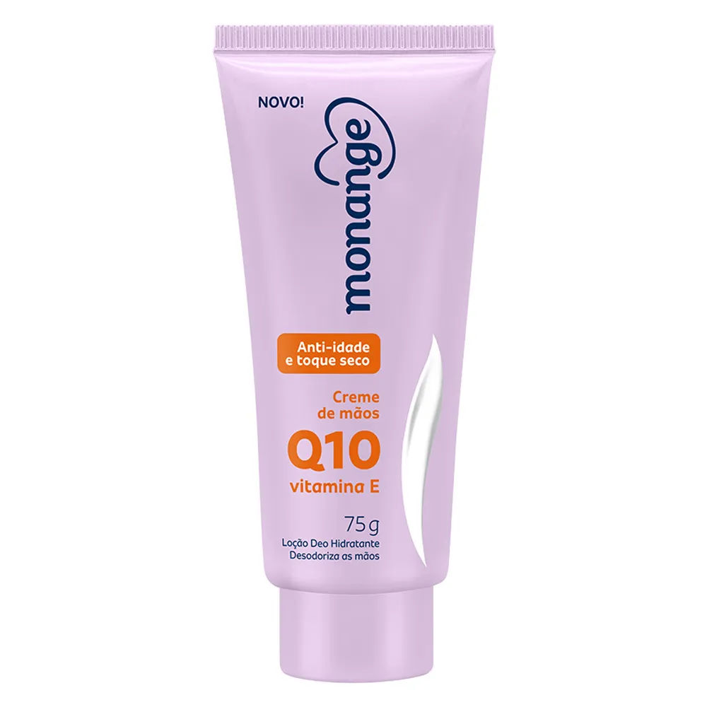 Hidratante de Mãos Monange Antissinais Q10 com Vitamina E 75g