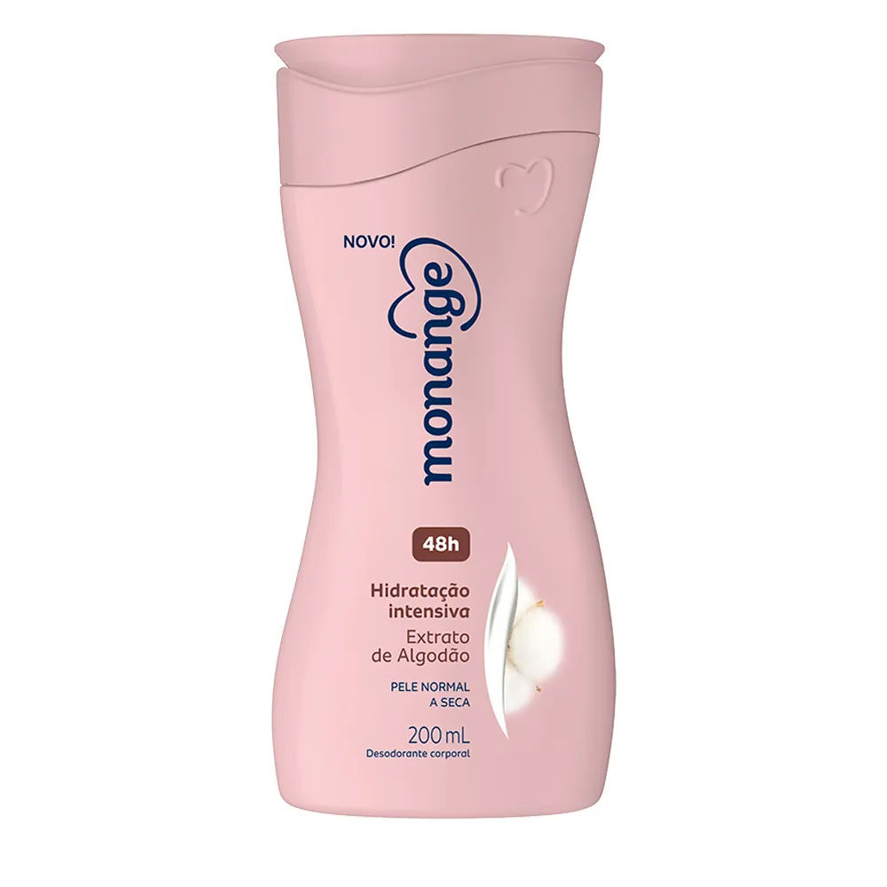 Loção Hidratante Monange 200ml Intensiva Pele Normal