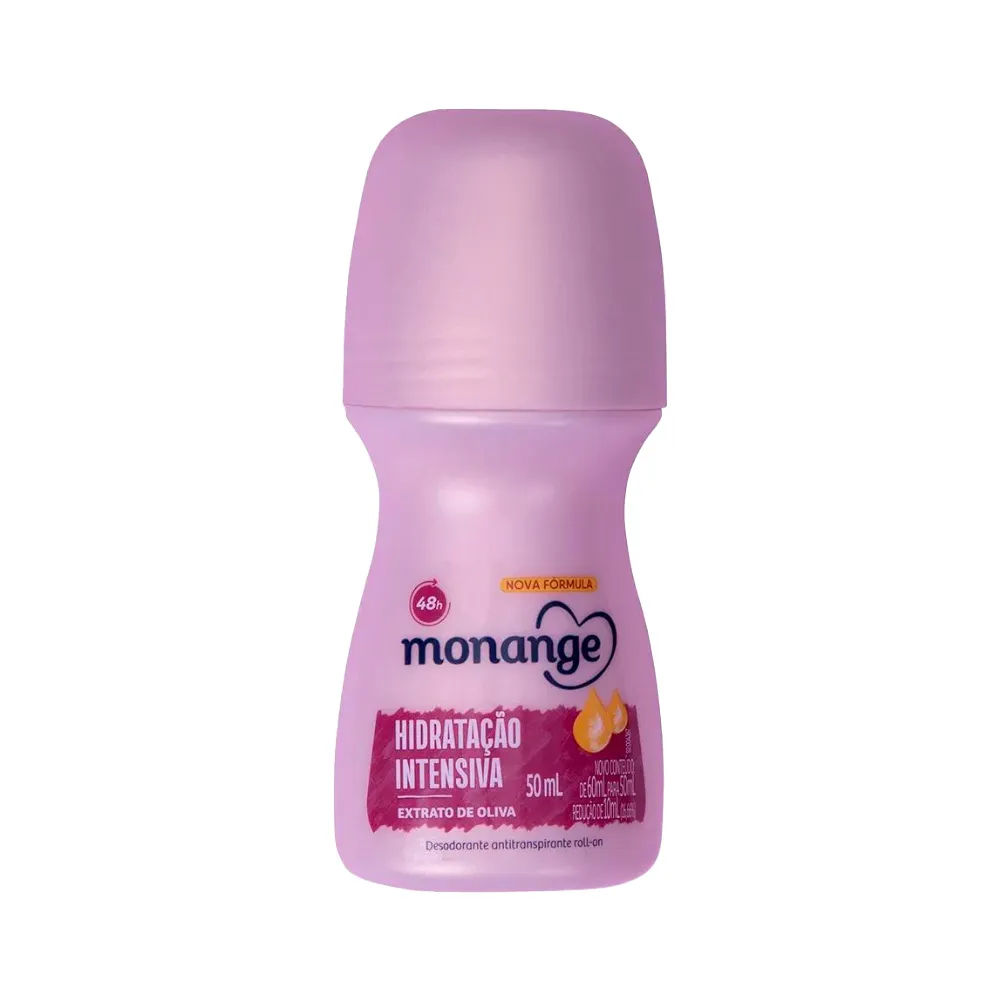 Desodorante Antitranspirante Roll-on Monange Hidratação Intensiva 50ml