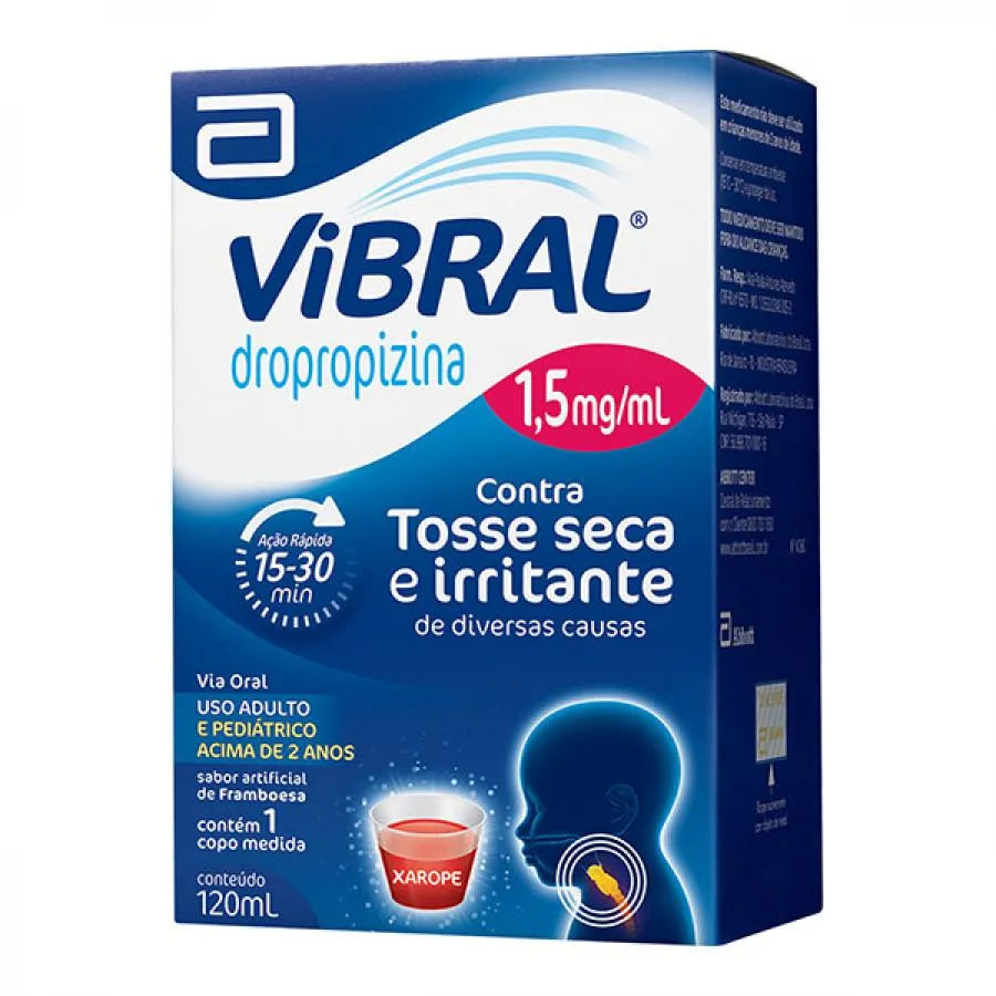 Vibral Pediátrico Xarope 120ml
