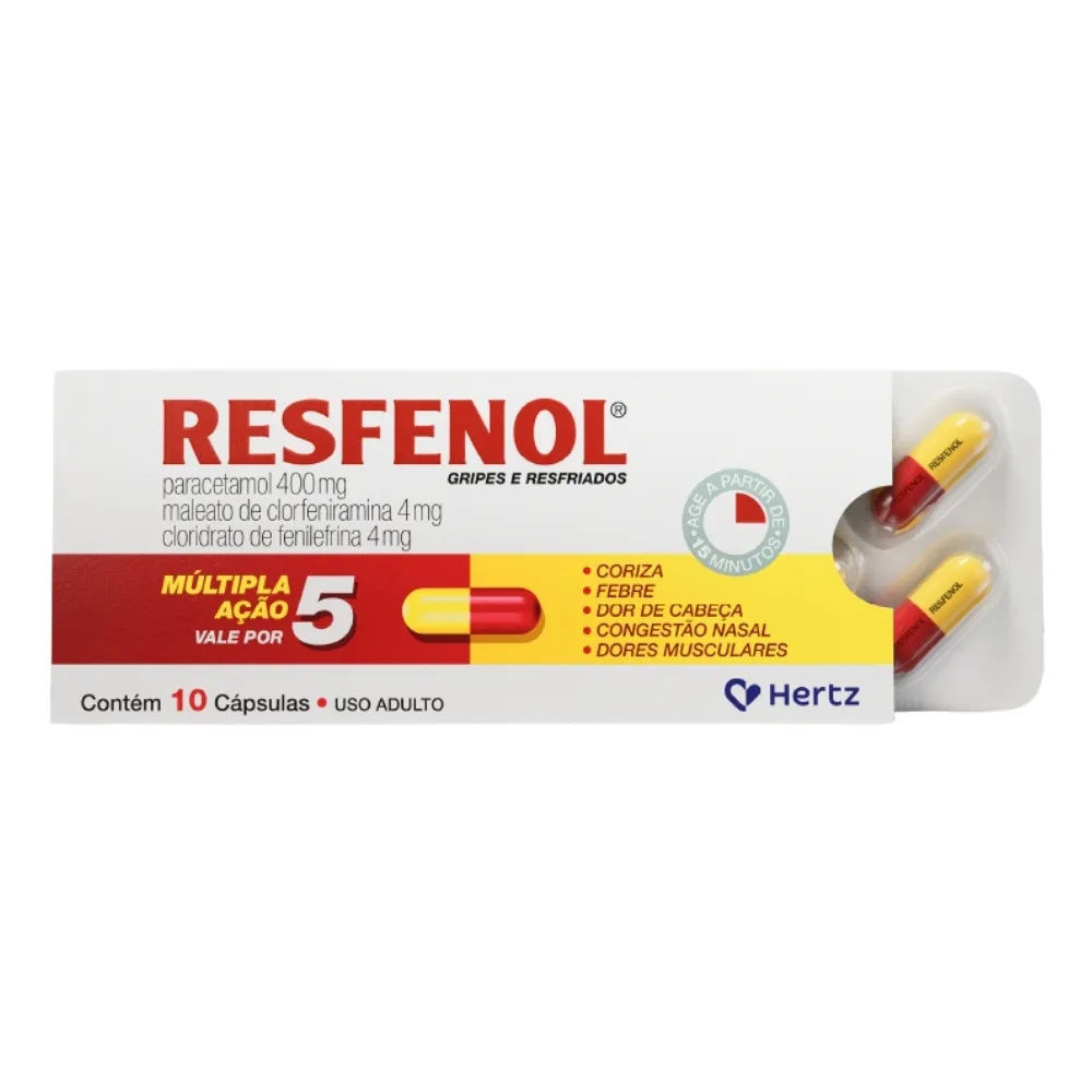 Resfenol 10 cápsulas