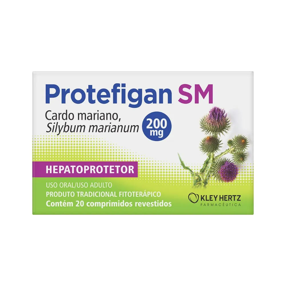 Protefigan Sm Com 20 Comprimidos Revestidos 200mg
