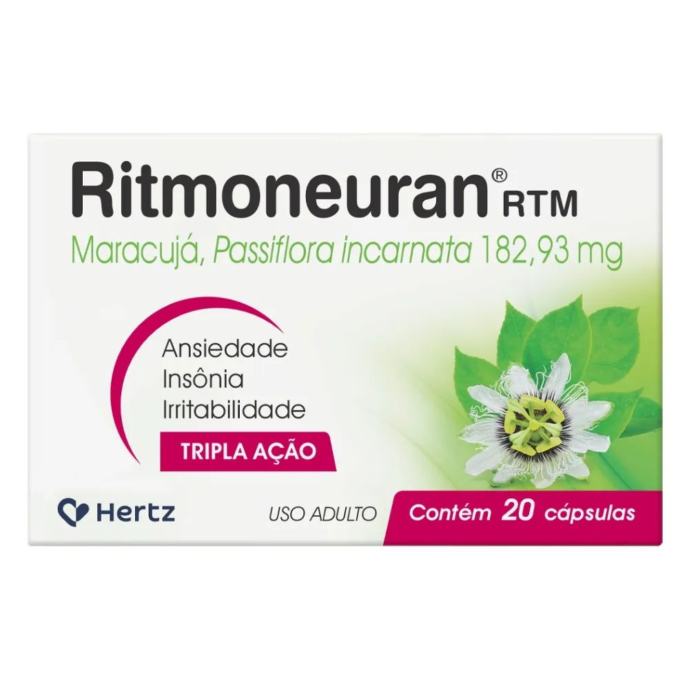 Ritmoneuran 182,93mg 20 Cápsulas