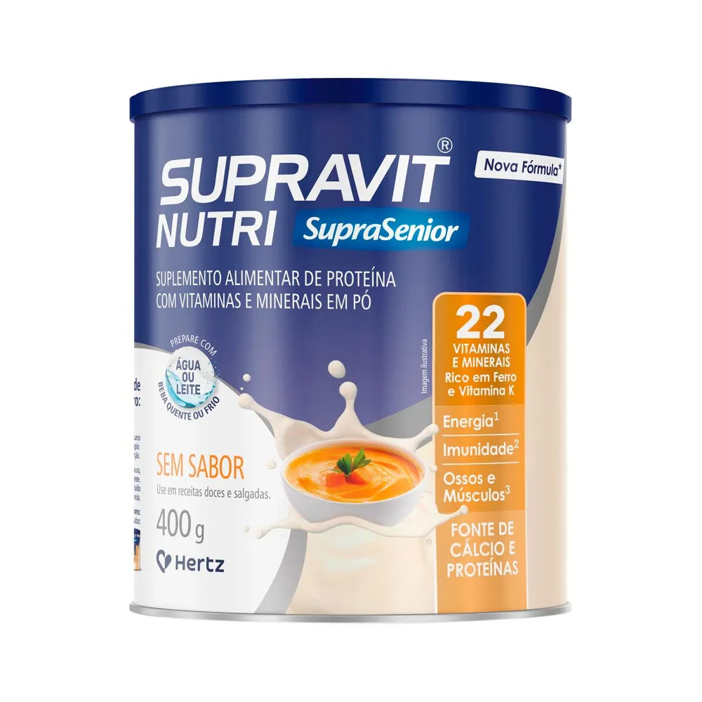 Suplemento Alimentar Supravit Nutri Suprasenior Sem Sabor 400g