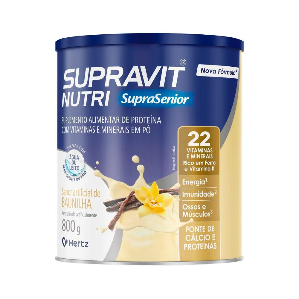 Suplemento Alimentar Supravit Nutri Suprasenior Baunilha 800g